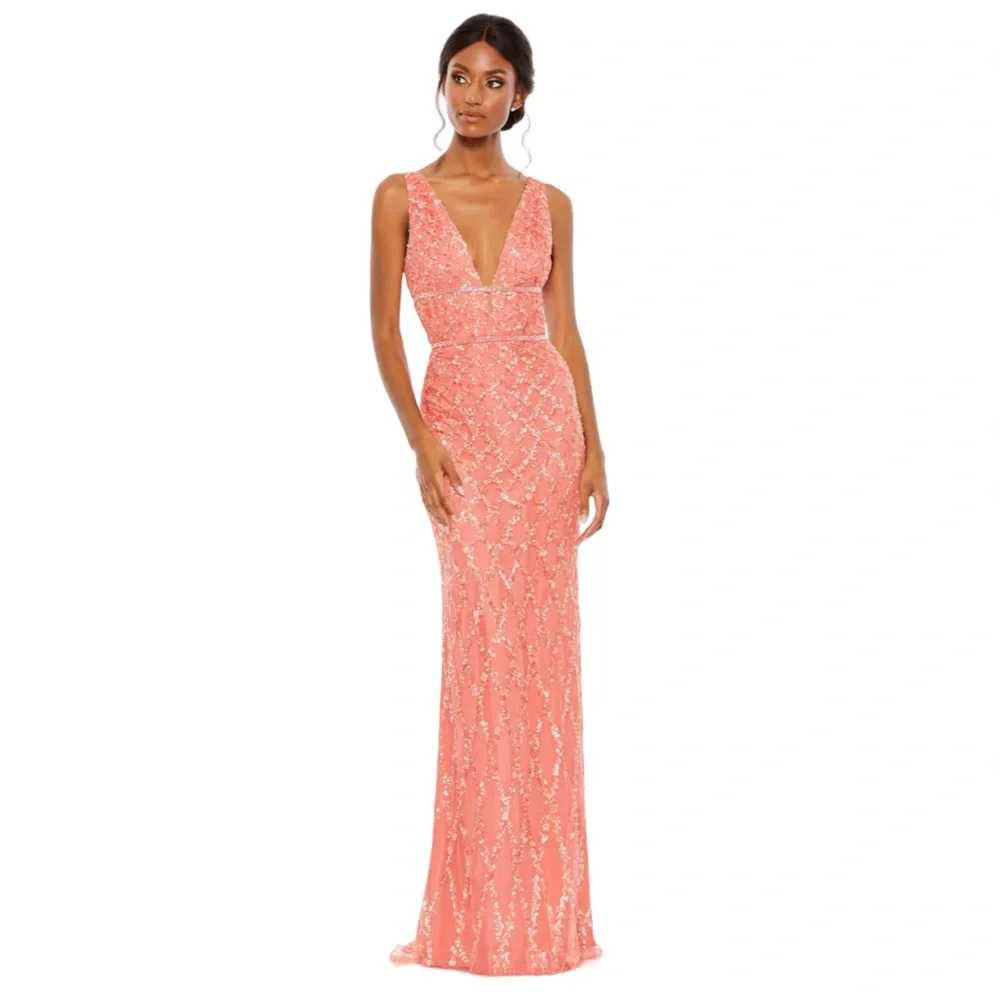 Mac Duggal Coral Sequin Formal Gown - Picture 1 of 11